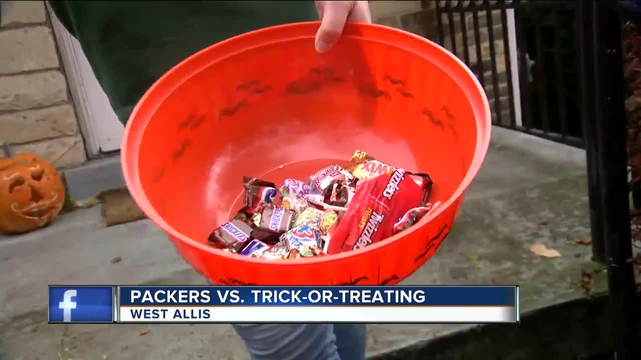 Tough choice: Wisconsinites choose between Packers game, trick-or-treating