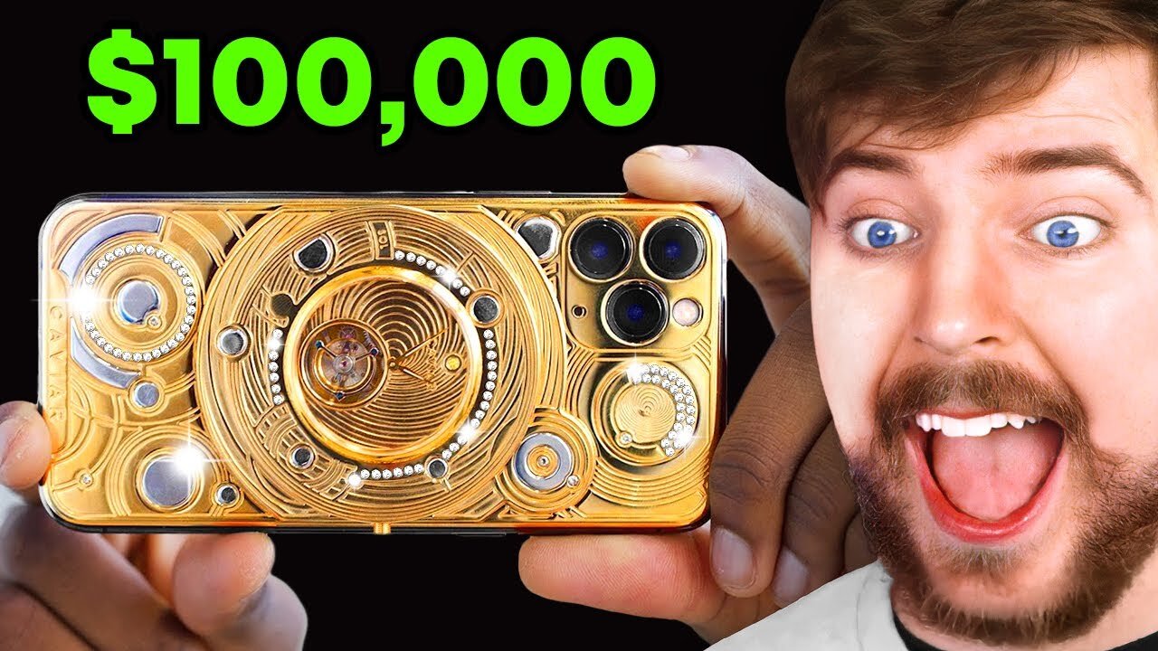 Reacting to the Most Expensive iPhone Ever! | mr beast