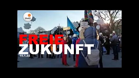 WienGO WIEN DEMO 15.1.22 (10) +++GEMEINSAM FÜR DIE FREIHEIT+++