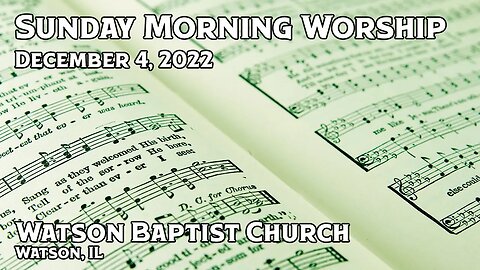 2022 12 04 Worship Service