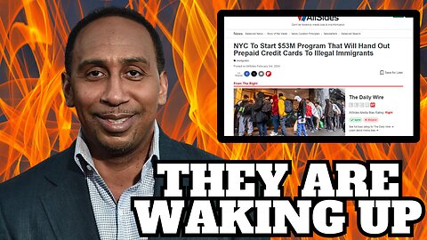 They're Waking Up Stephen A Smith Gets RED-PILLED