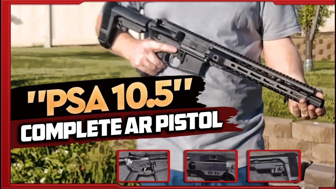 Palmetto State Armory 10.5" Complete AR15 Pistol With SBA3 Brace Review