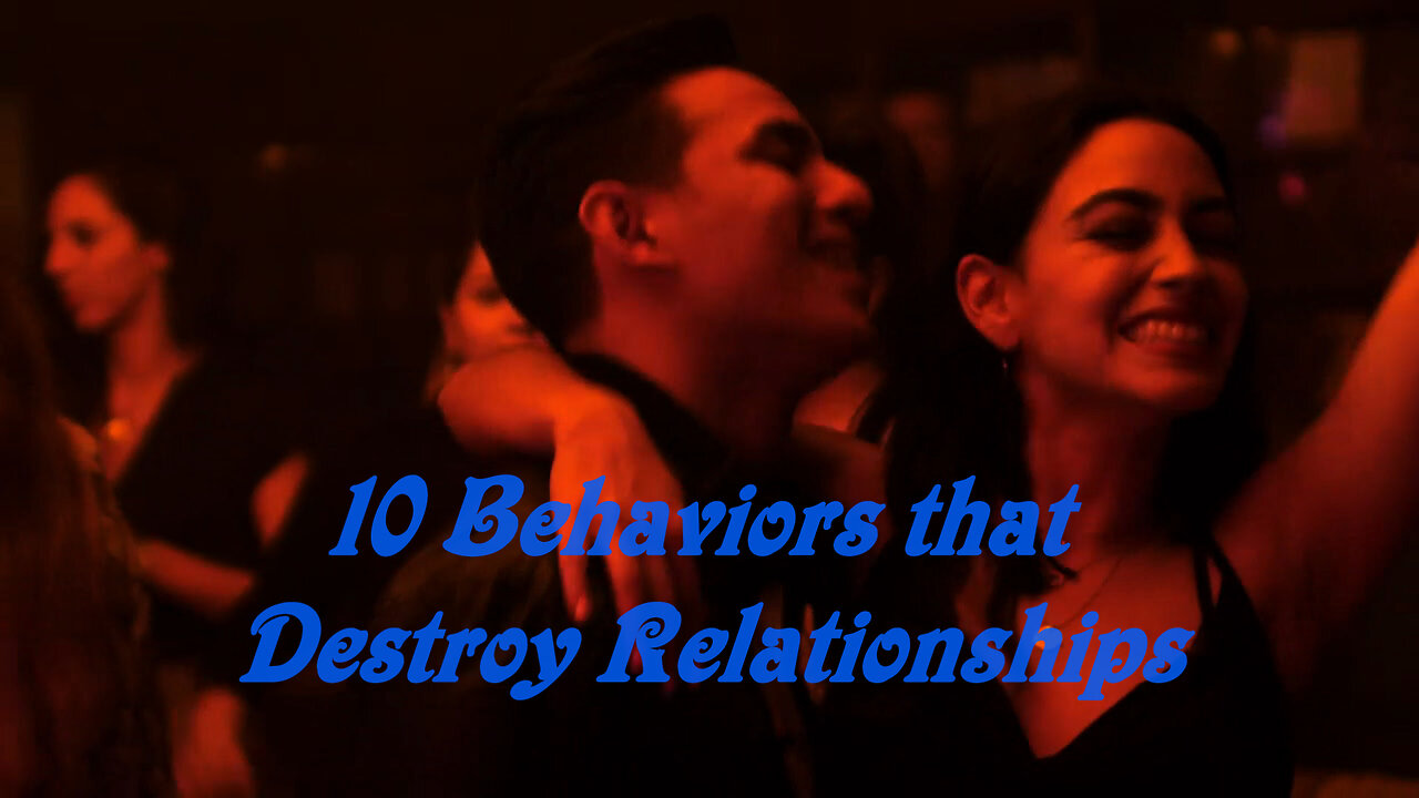 9 Things People Do When They Are Highly ... / 10 Behaviors that Destroy Relationships