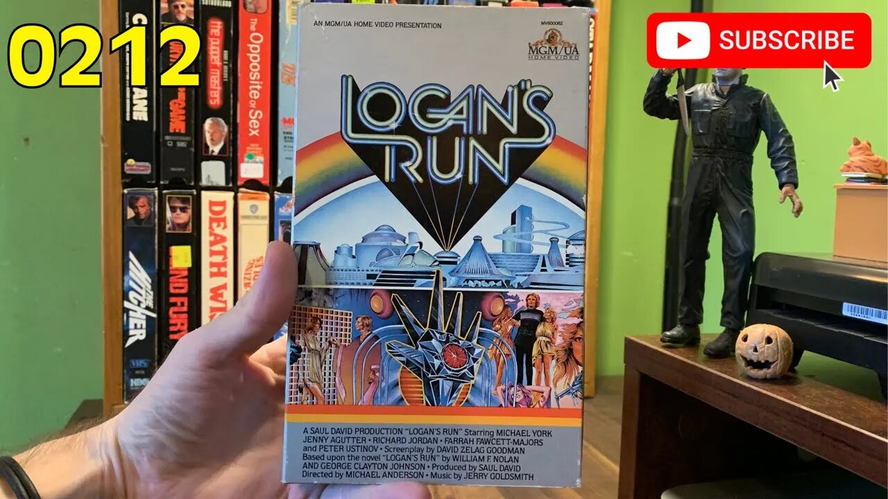 [0212] LOGAN’S RUN (1976) VHS INSPECT [#loagansrun #logansrunVHS]