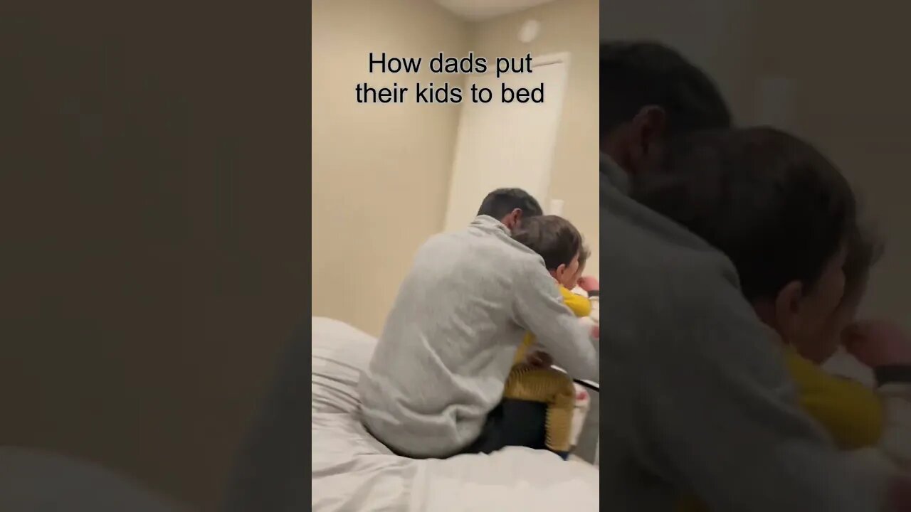 Moms vs Dads at bedtime