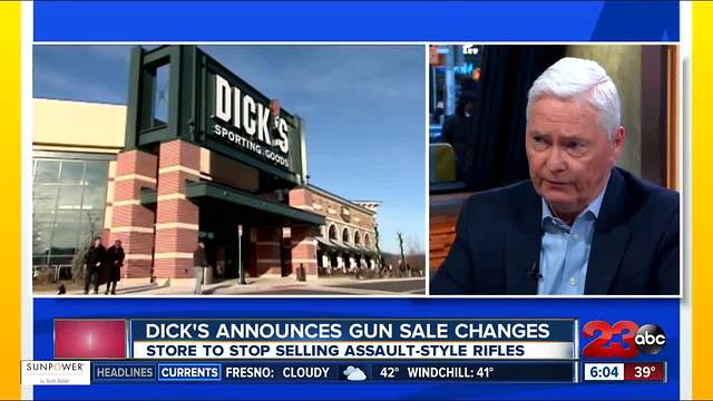 Dick's Sporting Goods will no longer sell assault-style rifles