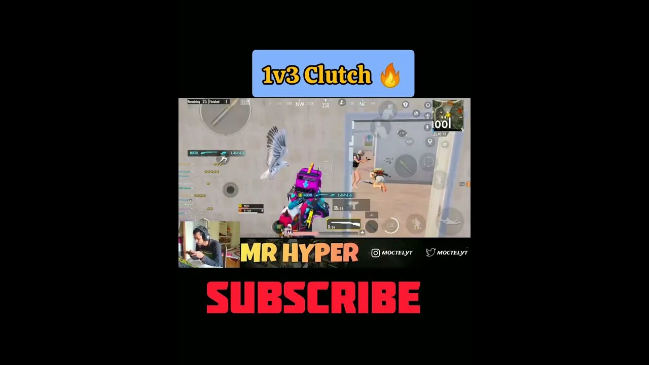 1v3🔥 #bgmi #bgmiindia #shortvideos #pubgshorts #ytshorts #viral