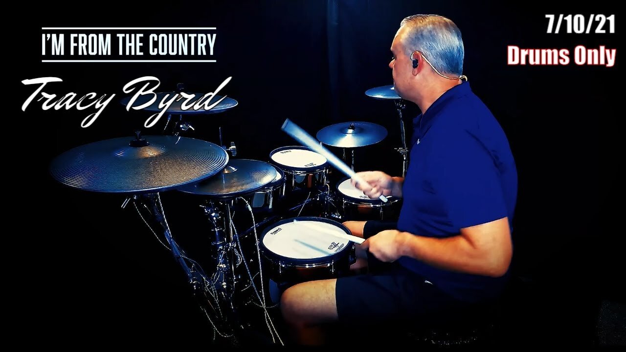 Tracy Byrd - I'm From The Country - Drums Only