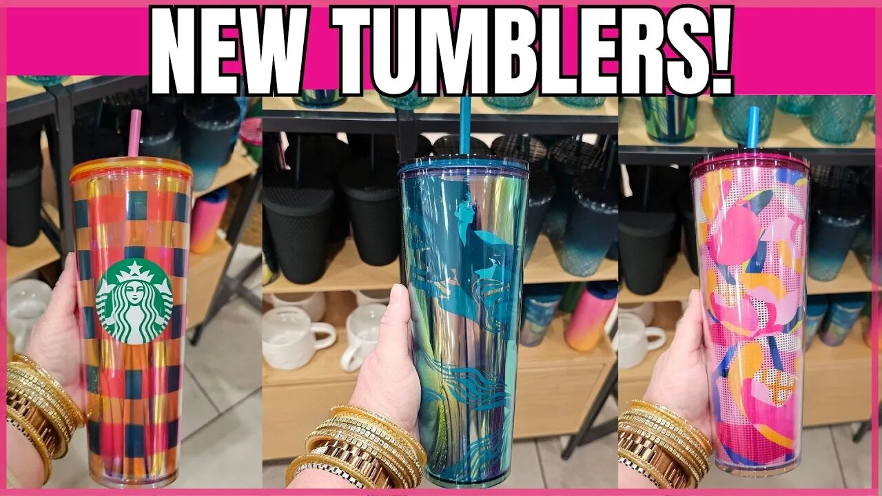 STARBUCKS COFFEE | NEW 2023 TUMBLERS AND CUPS | SPRING COLLECTION | #starbucks