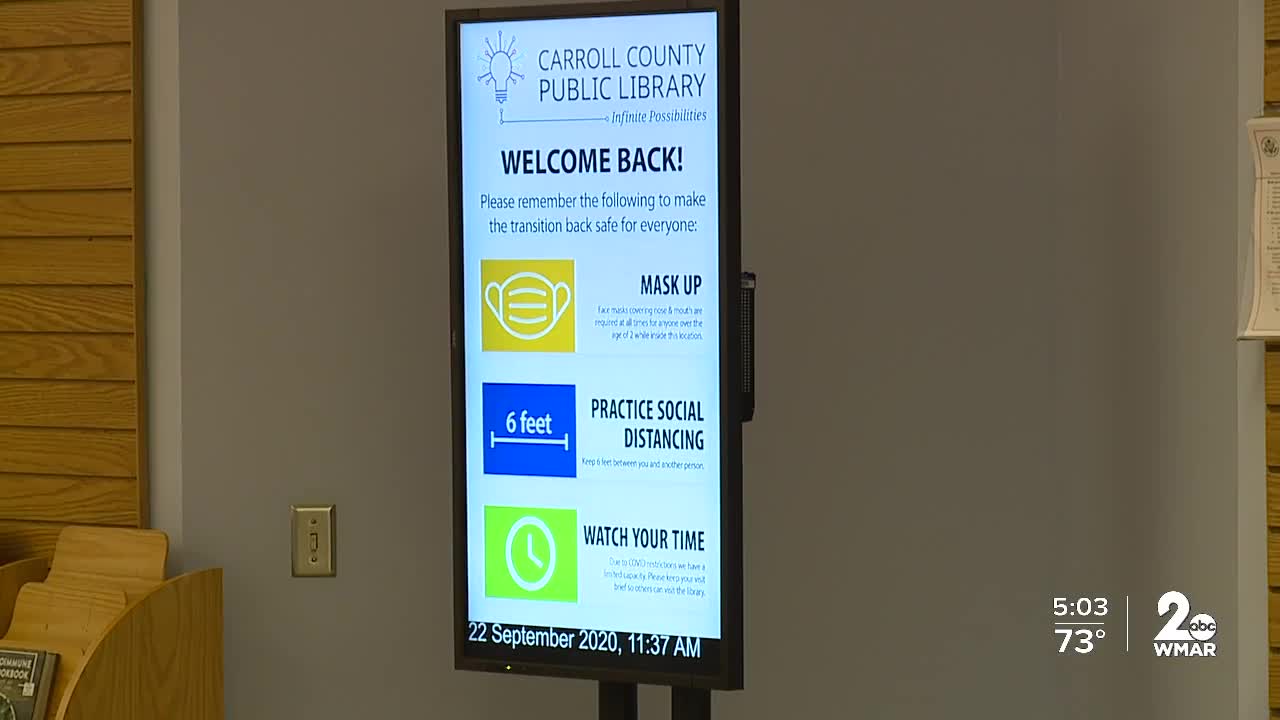 Carroll County public libraries reopen