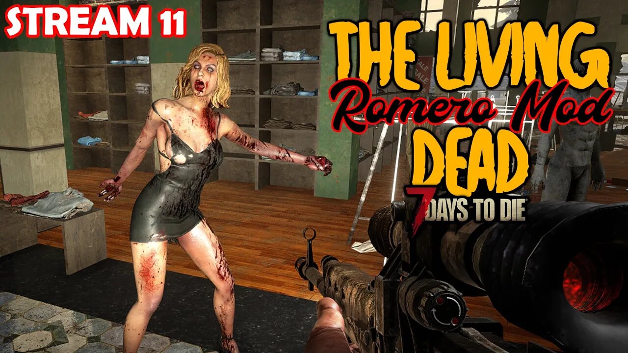 The Living Dead (Romero Mod) | 7 Days to Die A20 | Series End #live