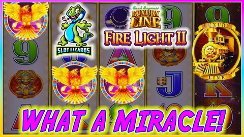 AMAZING MIRACLE! NEW SLOT! Luxury Line Fire Light 2 Cash Express Slot