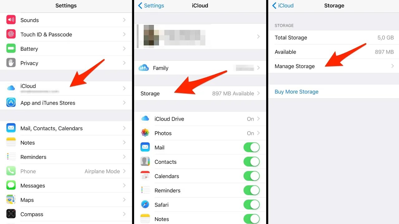 How to manage icloud storage ? Freeup iphone storage