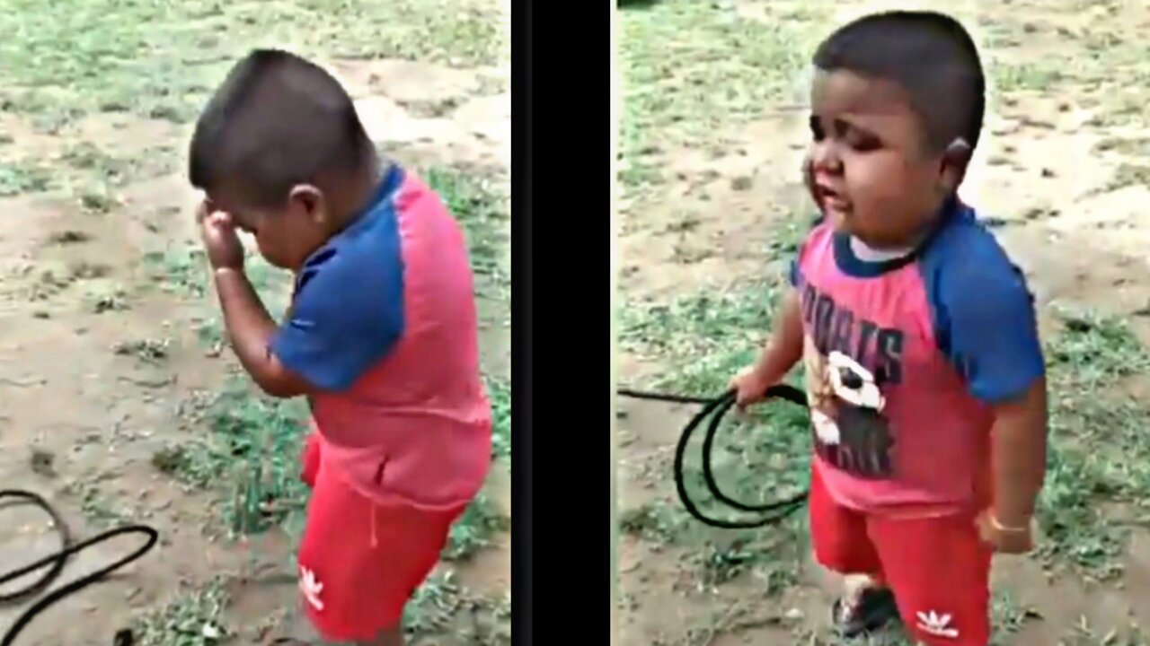 Niño bailando una cumbia