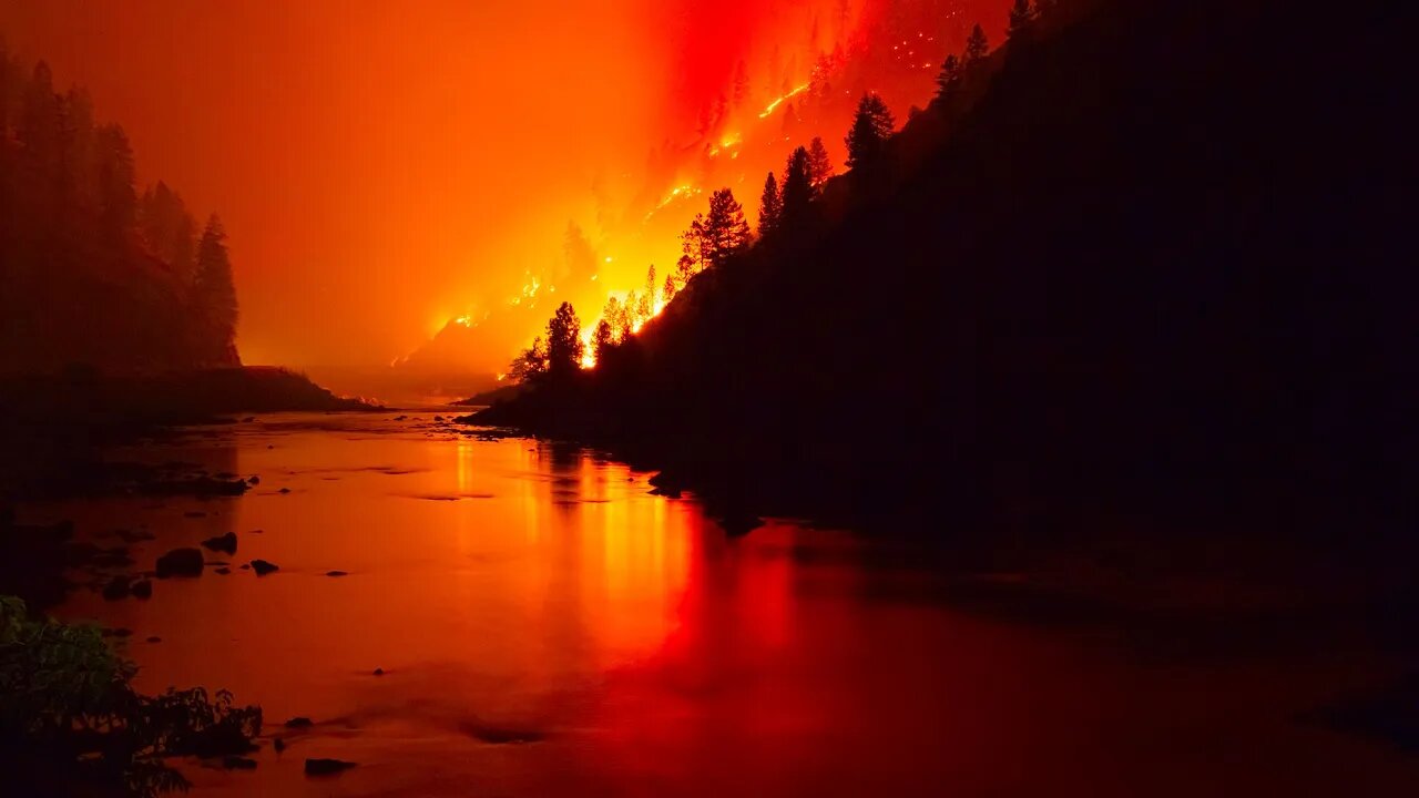 STEELHEAD Fishing In A WILDFIRE!! (We EVACUATE.)