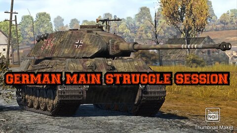 War thunder: German main struggle session