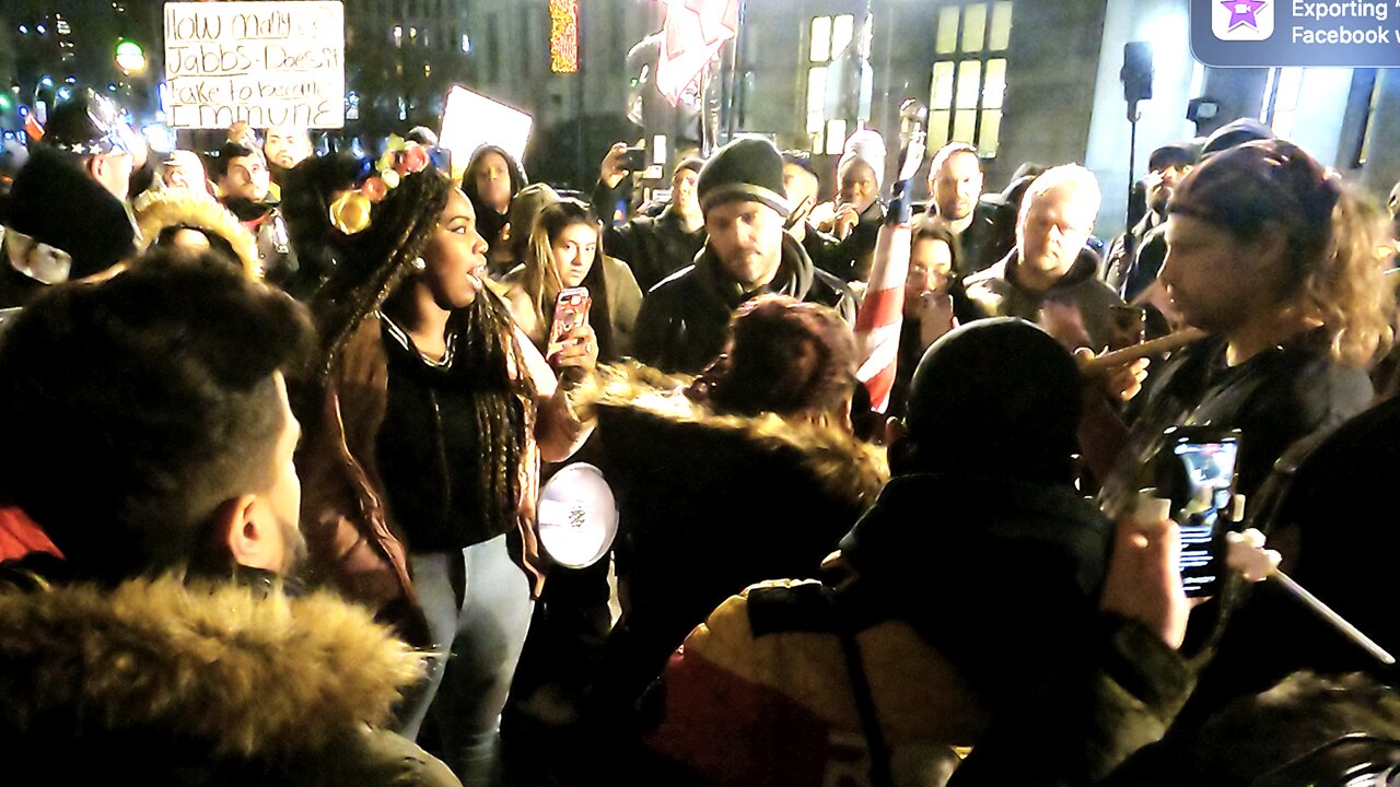 NYC Anti-Vaccine-Mandate Protester Jo Rose Asks “Social Justice Warriors, Where Are You Now?”