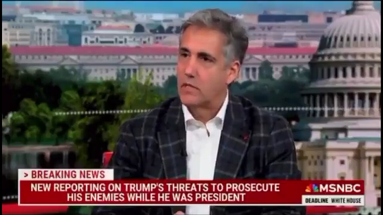 🚨 Michael Cohen Admits to Federal Crime on Live TV