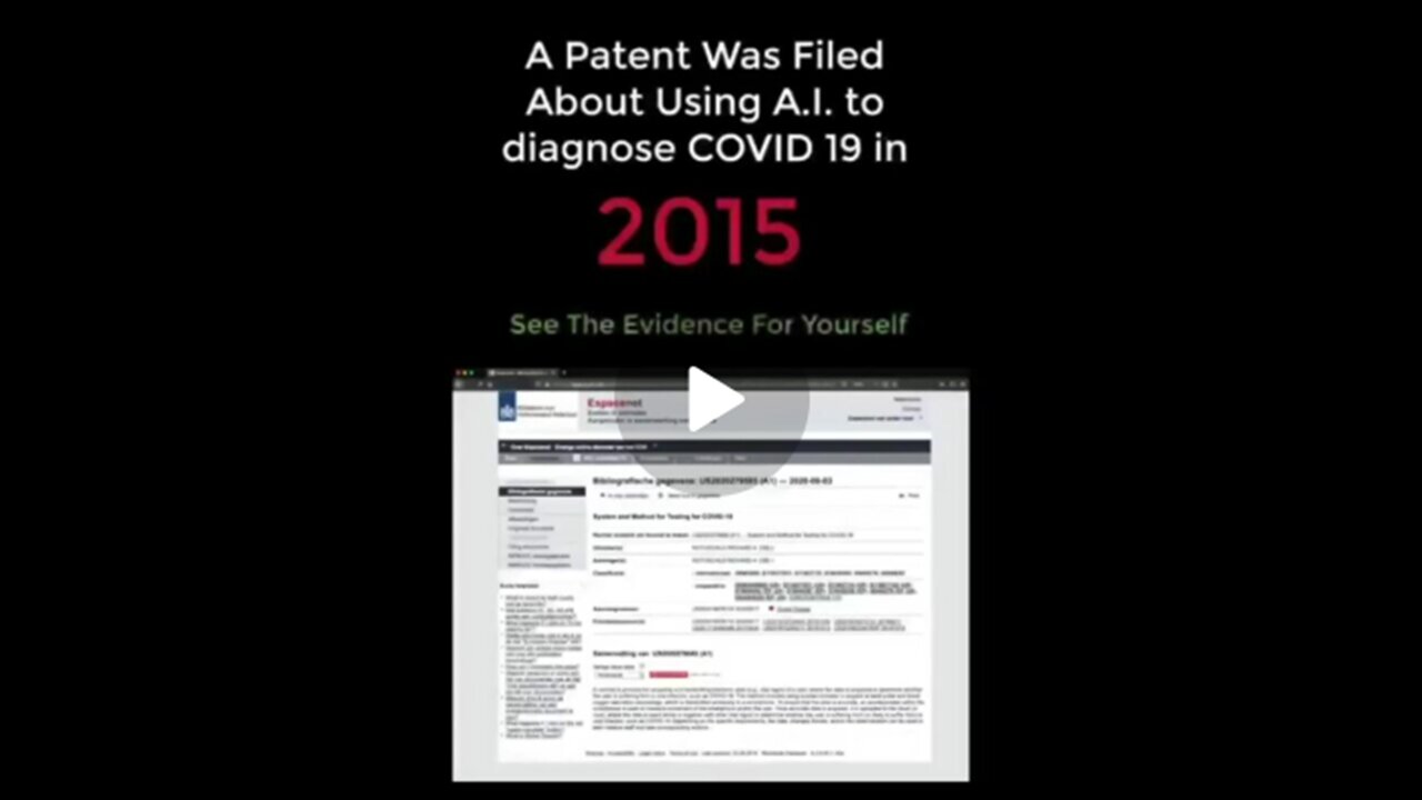 ROTHSCHILD PATENTED COVID19 BIOMETRIC PCR TEST | 2015