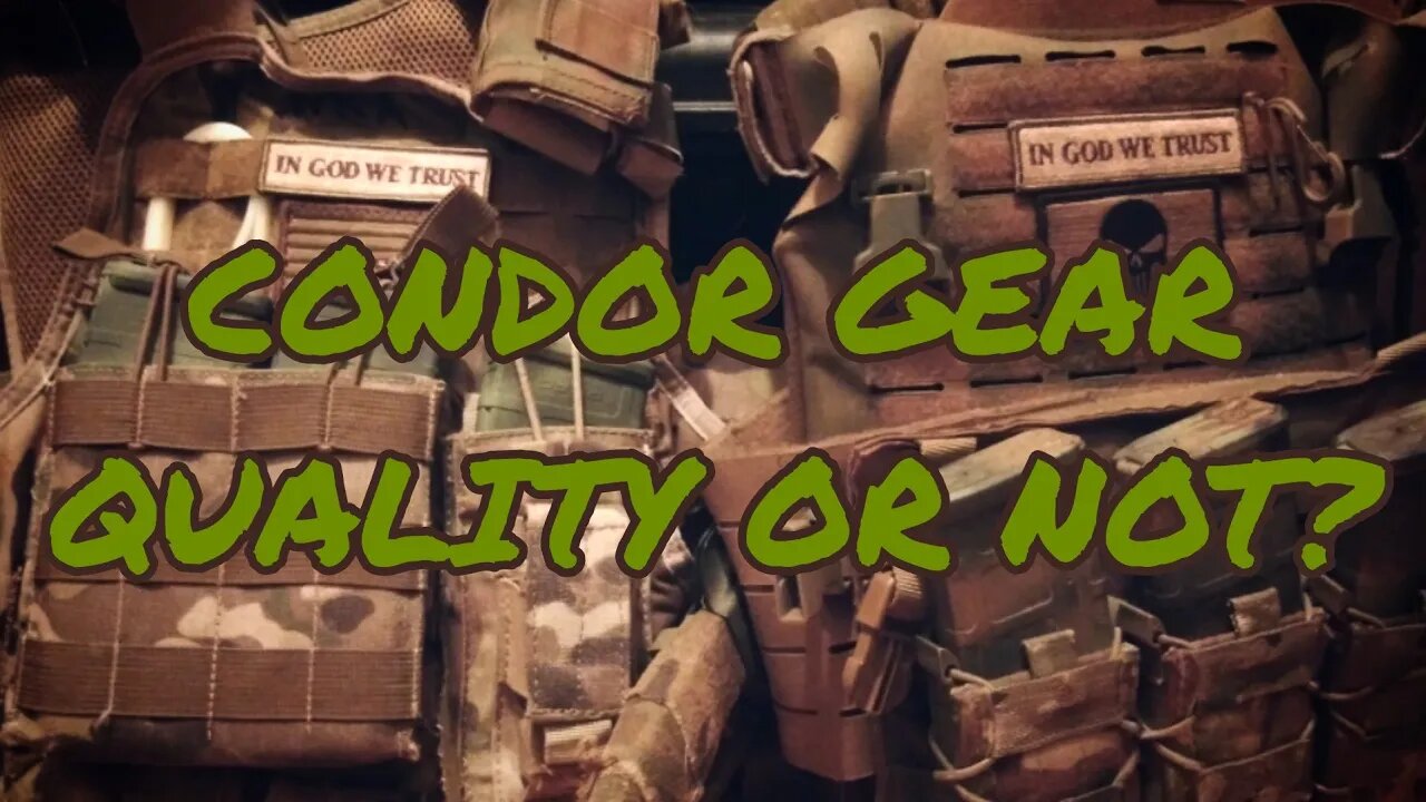 Condor Gear, Is It Up To Real Life Situations? An SHTF Option?