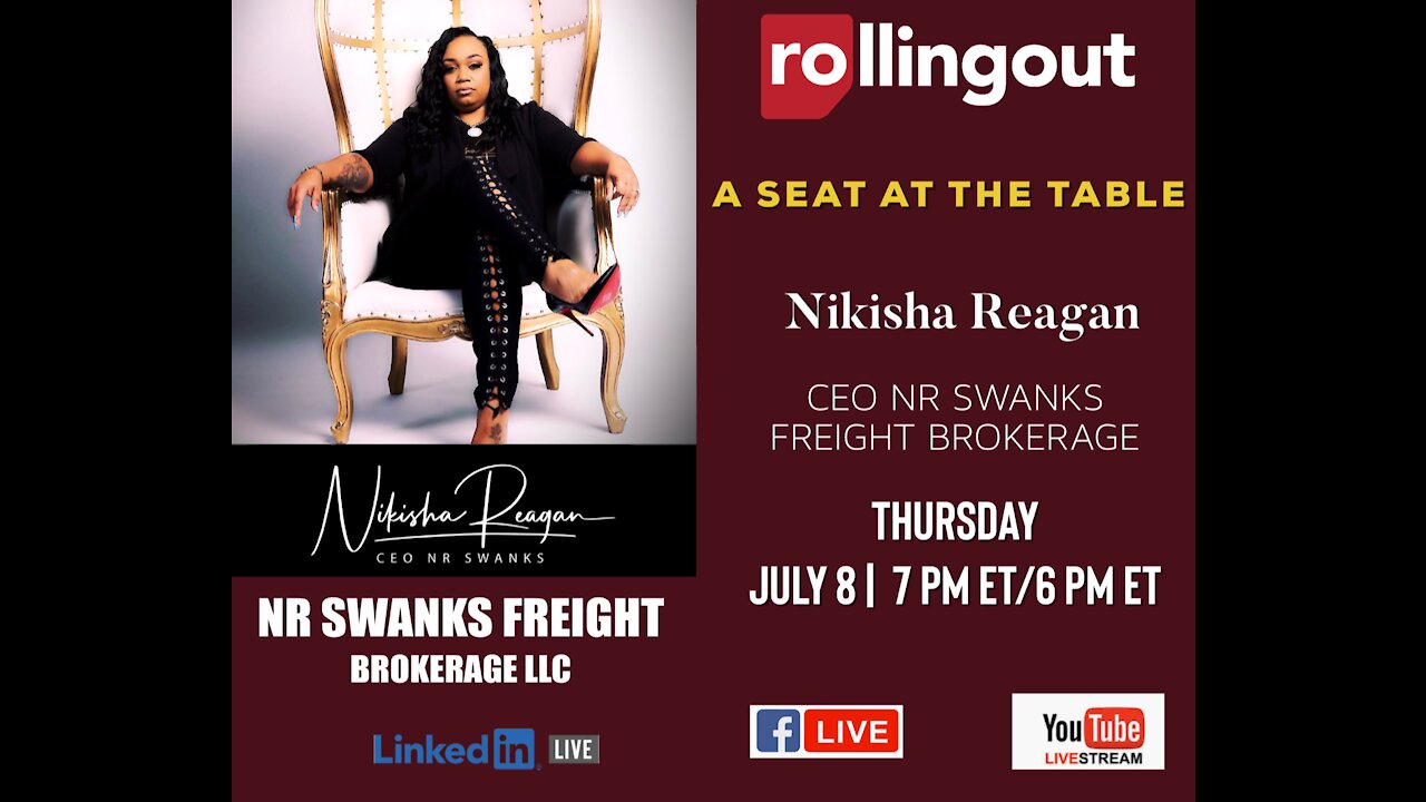 A Seat at the Table with CEO Nikisha Reagan NR Swanks Freight Brokerage