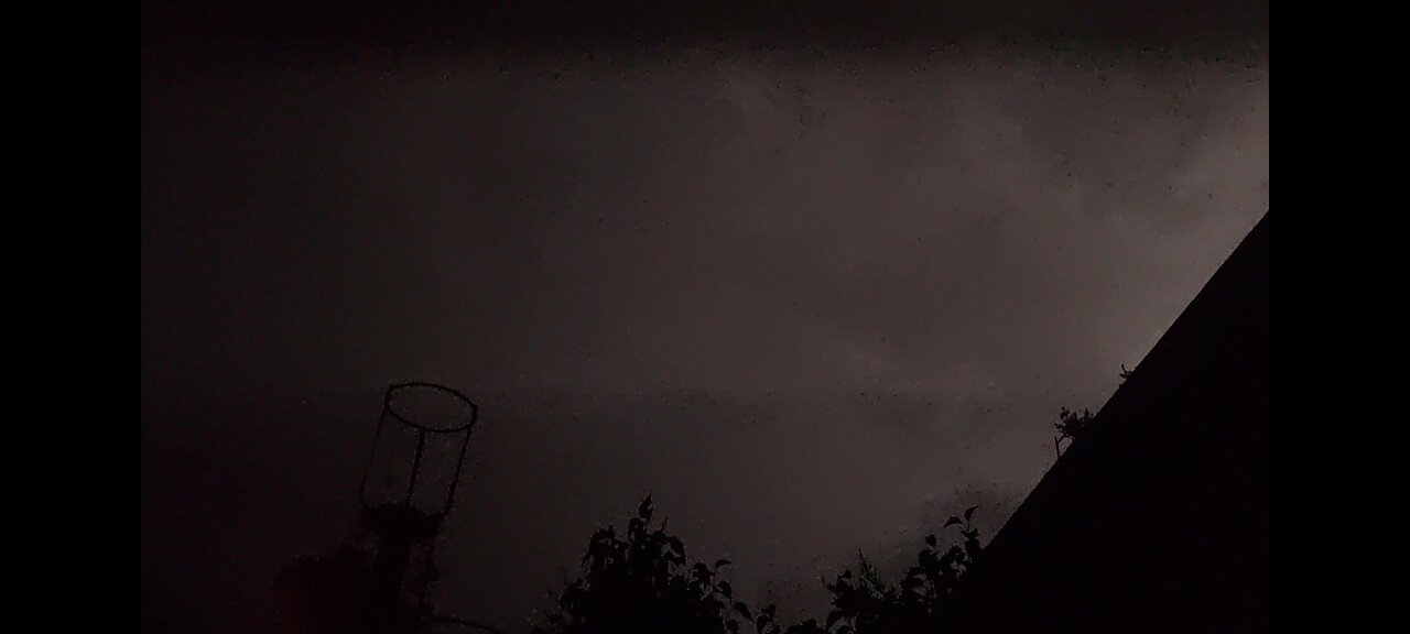 Thunderstorm after 11:00pm in the night