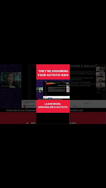 They are openly grooming your autistic children in sex ed class #shorts