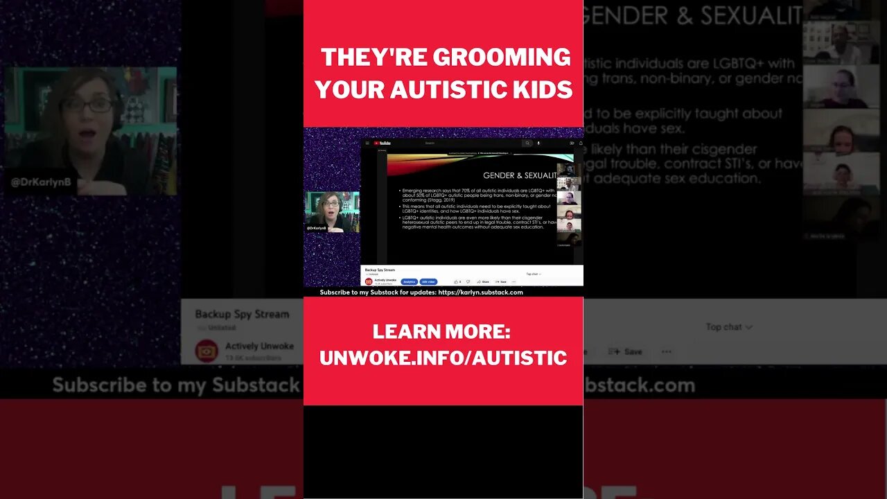 They are openly grooming your autistic children in sex ed class #shorts