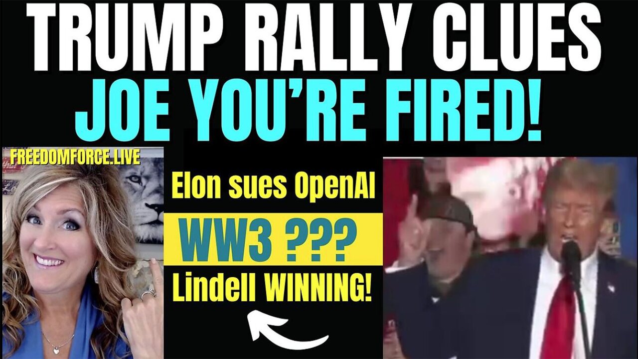 Melissa Redpill Situation Update 03-03-24: "Trump Rally Highlights, Elon Sues OpenAI, WW3?"