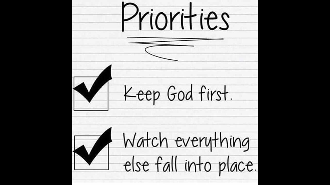 What are your priorities?