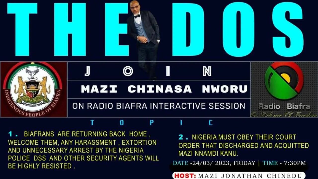 RADIO BIAFRA SPECIAL PROGRAM