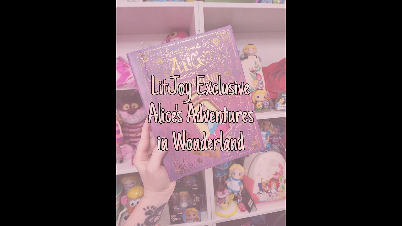 LitJoy Exclusive Alice's Adventures in Wonderland Book