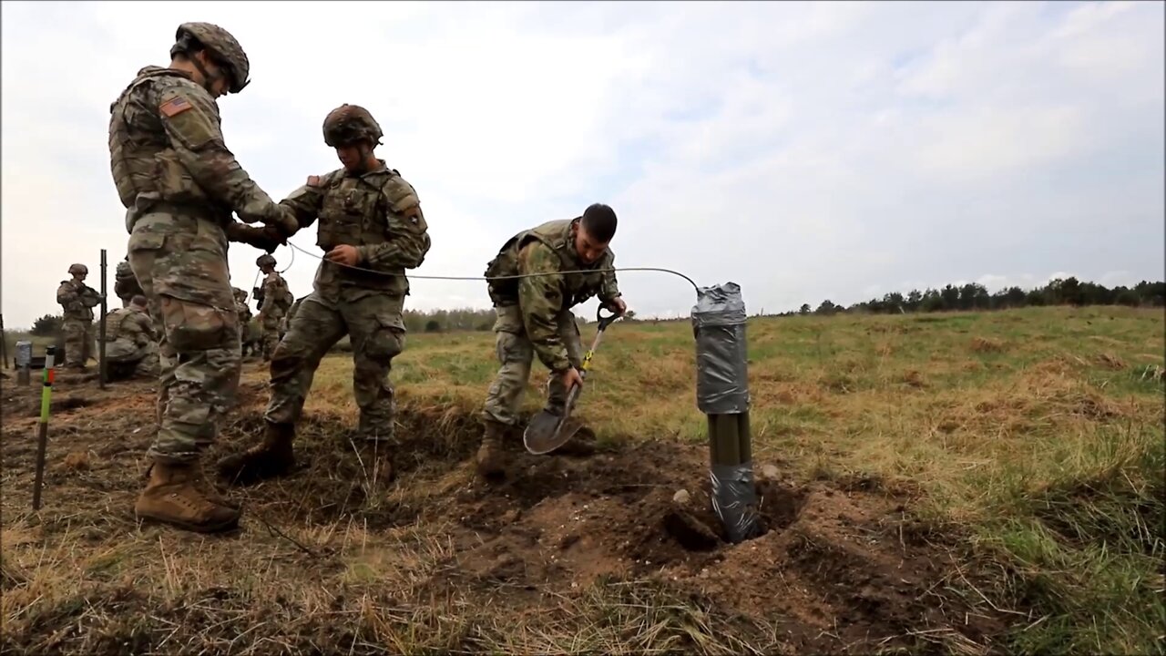 U.S. Army Combat Engineers Conduct Explosives Training with Polish Armed Forces