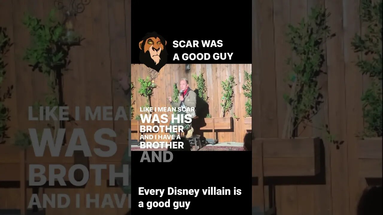 Scar was a good guy