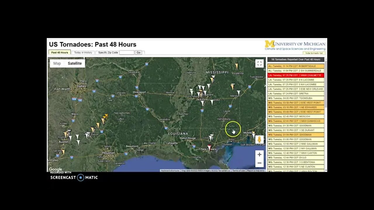 56 Tornadoes Strike In 48 Hours And More Possible Today In Florida!