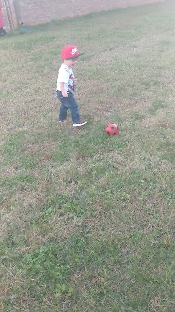 Toddler soccer master