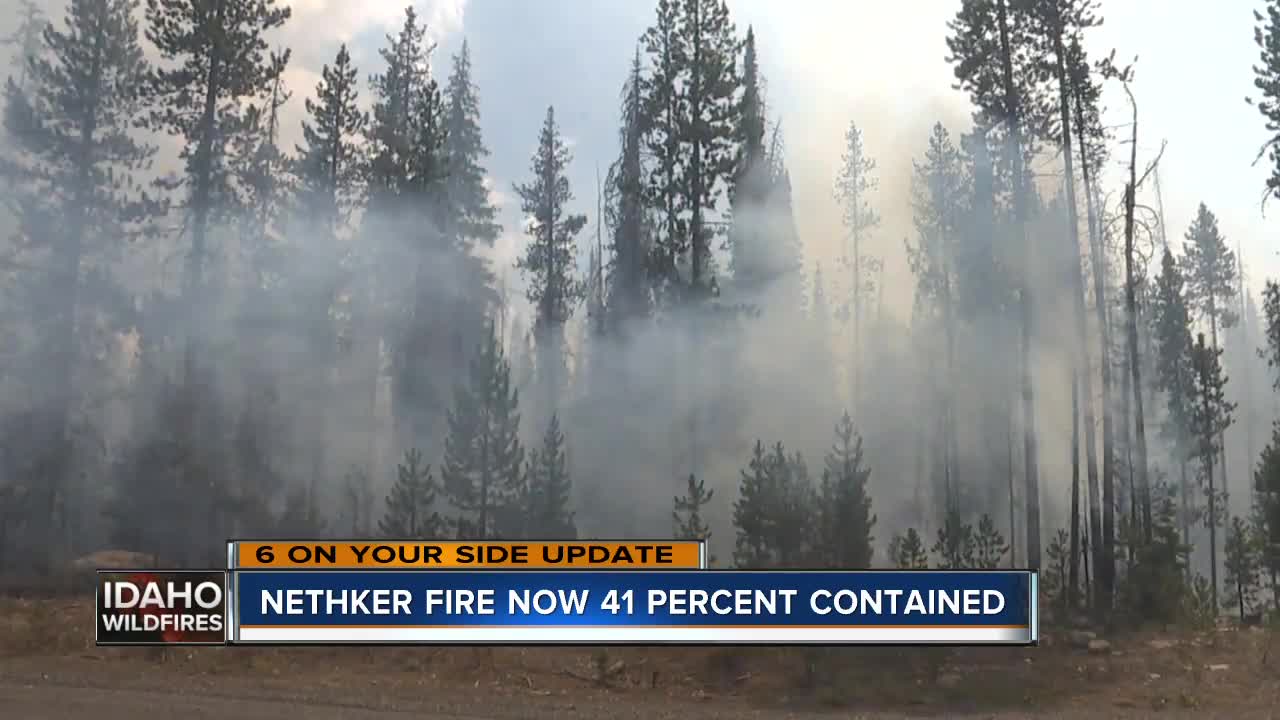 UPDATE: Crews make progress on Nethker Fire, containment up to 41%