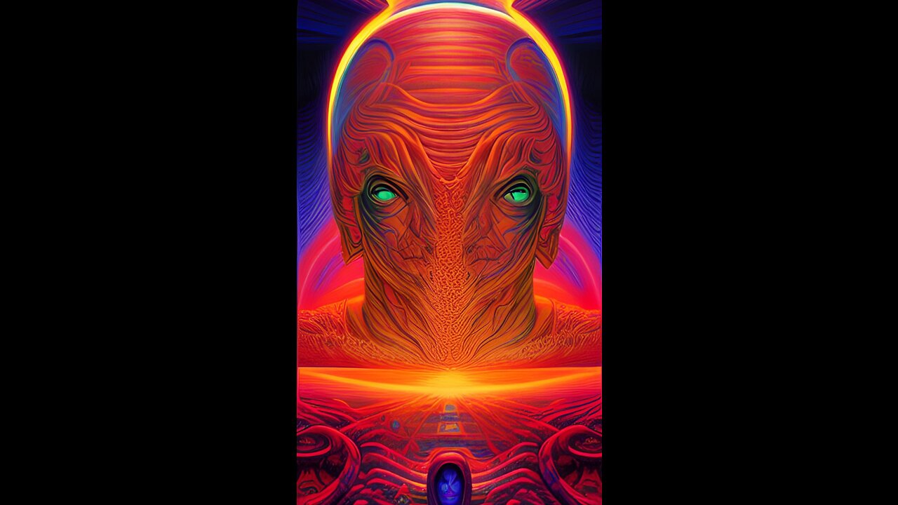 What is Reincarnation? A.I. Artwork in the style of Alex Grey