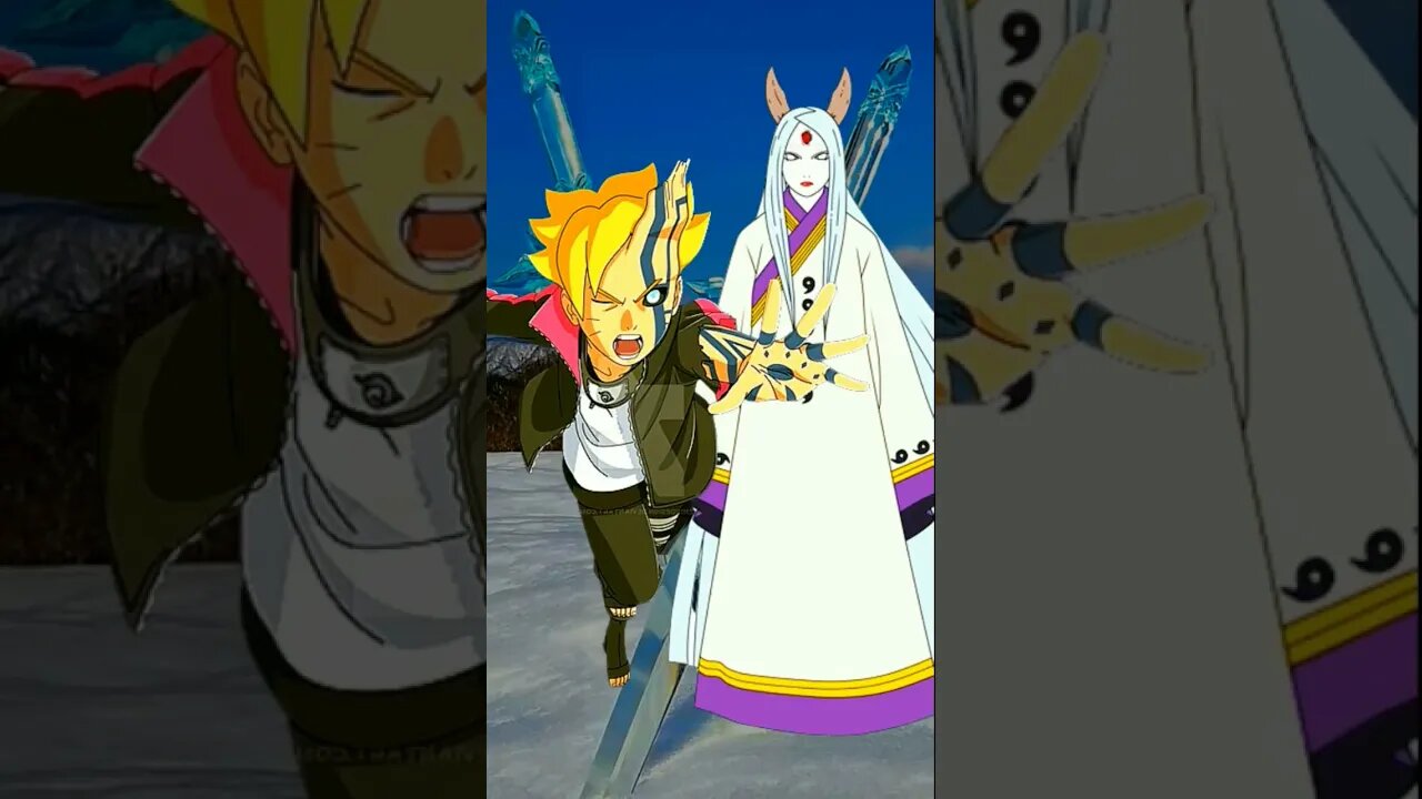 WHO IS STRONGEST?? Boruto VS Kaguya.#shorts