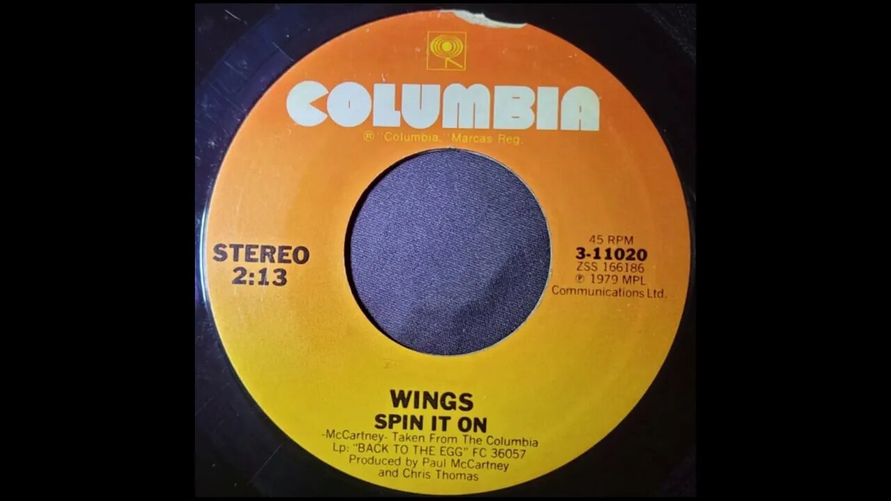 Wings - Spin It on