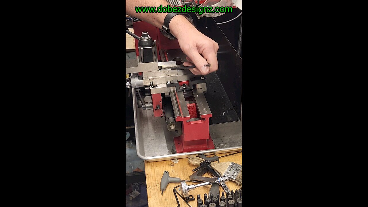 Mini-lathe Carriage Lock #harborfreight #littlemachineshop #maga #slingerssecretlaboratory #trump47