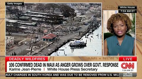 Karine Jean-Pierre, Days After Biden's "No Comment" On Maui: "You Know How Much He Cares!"