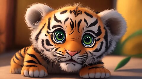 Cute Baby Tiger