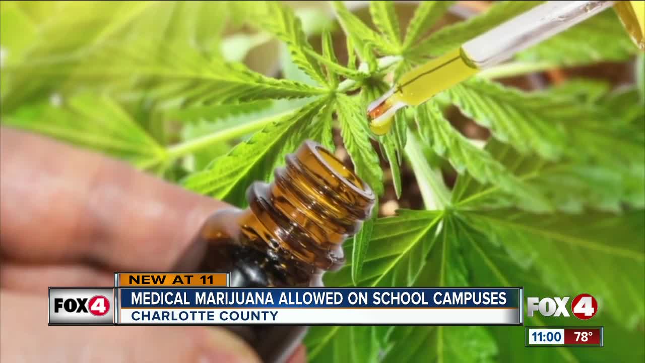 Charlotte County Public Schools allow medical marijuana on campus