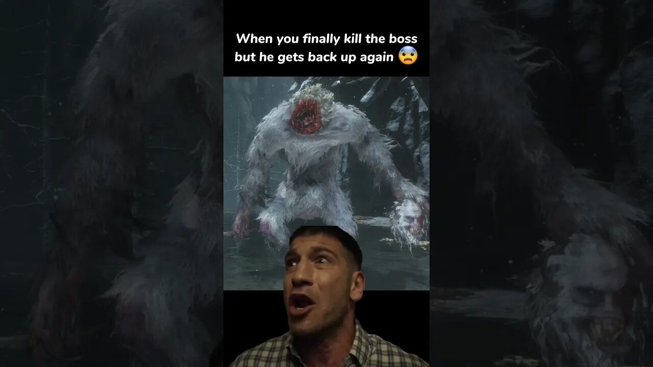 When you finally kill the boss, but he has a second form