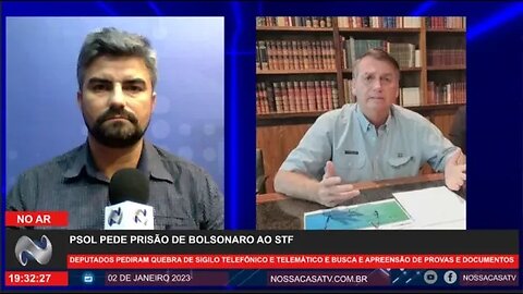 Psol pede pri$ão de Bolsonaro ao STF