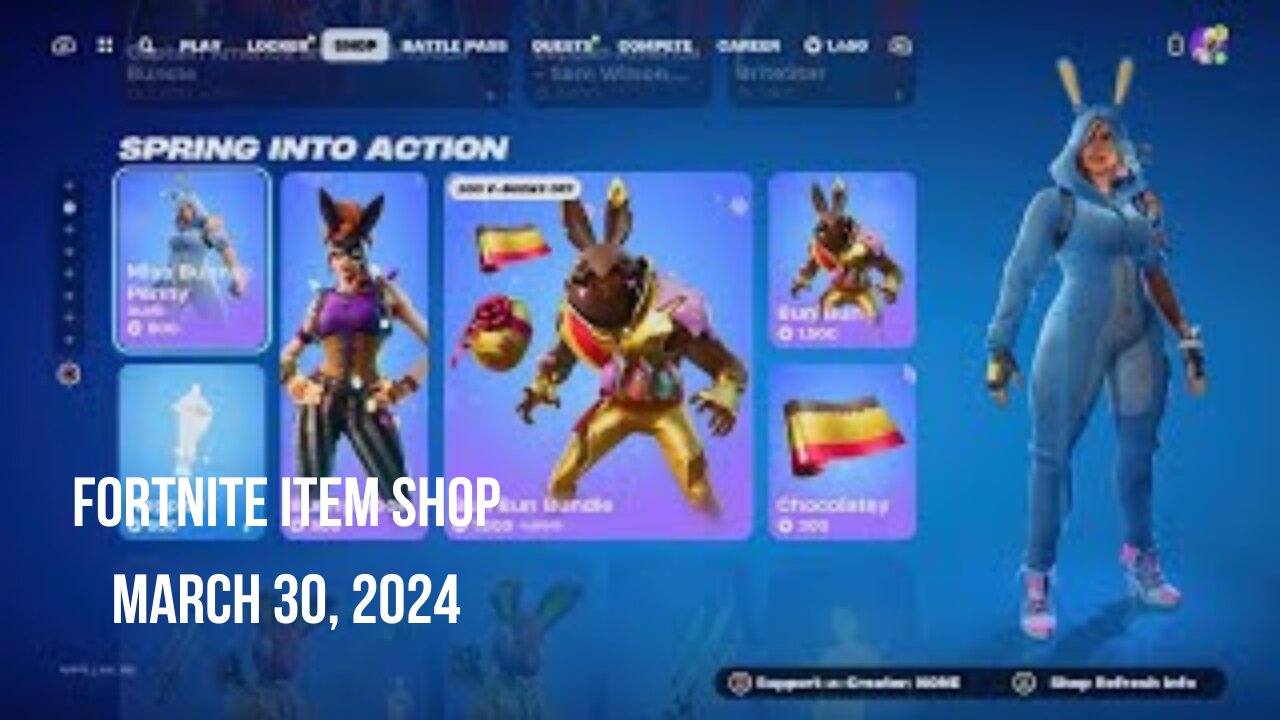 Fortnite Item Shop|March 30, 2024