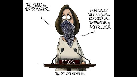 Pelosi aka "Crazy Nancy" Dismissing New Mask Guidance