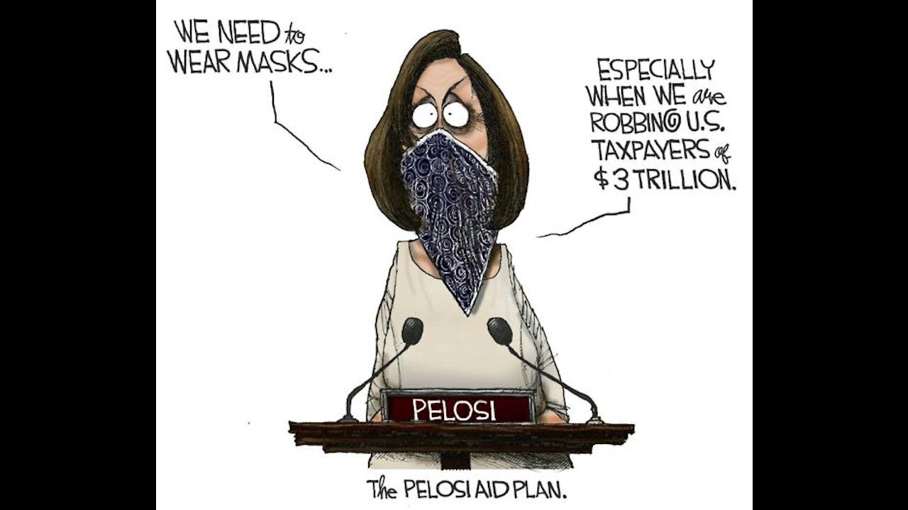 Pelosi aka "Crazy Nancy" Dismissing New Mask Guidance