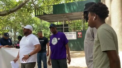 The Community Peace Prayer And Prayer Walk hosted by @NYPD77Pct @77thpctcouncil 7/9/2022 @